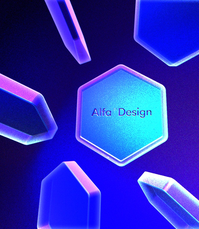 Alfa by Design Web Conception key visual