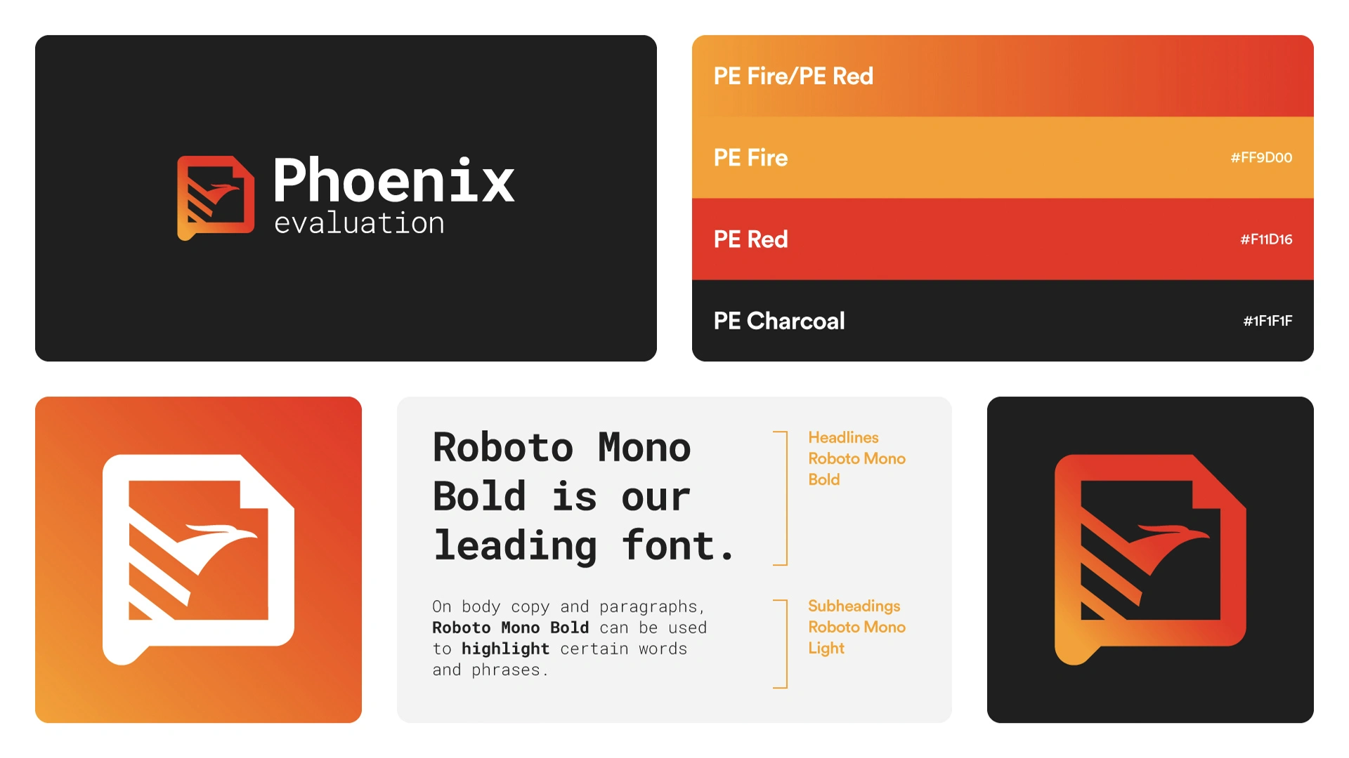 Phoenix Evaluation branding overview